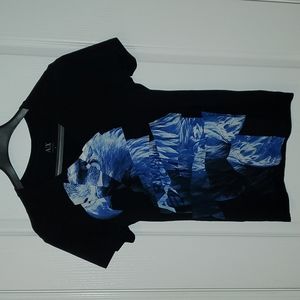 Armani Exchange Small Black V-neck